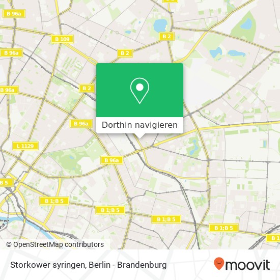 Storkower syringen, Prenzlauer Berg, 10407 Berlin Karte