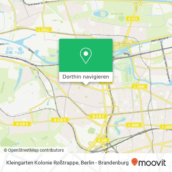 Kleingarten Kolonie Roßtrappe, Kleingarten Kolonie Roßtrappe, Spandauer Damm 158, 14050 Berlin, Deutschland Karte