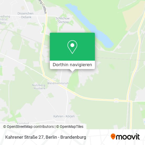 Kahrener Straße 27 Karte