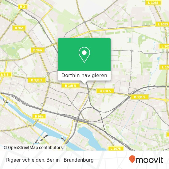 Rigaer schleiden, Friedrichshain, 10247 Berlin Karte