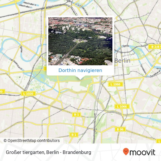 Großer tiergarten, Tiergarten, 10785 Berlin Karte
