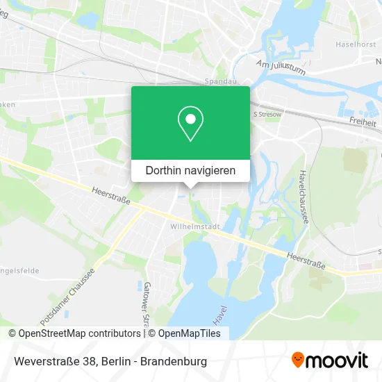 Weverstraße 38 Karte