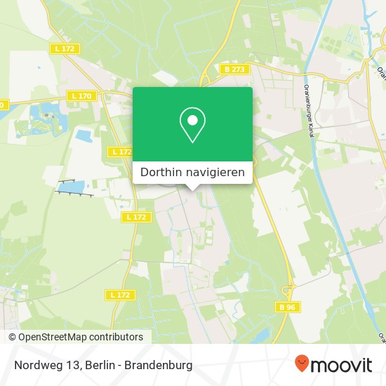 Nordweg 13, 16767 Leegebruch Karte