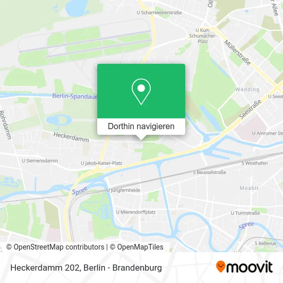 Heckerdamm 202 Karte