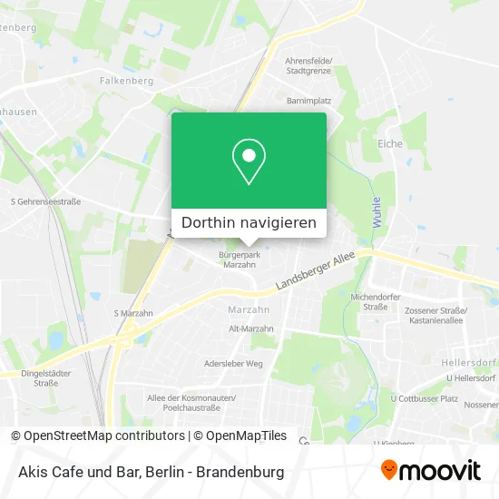 Akis Cafe und Bar Karte