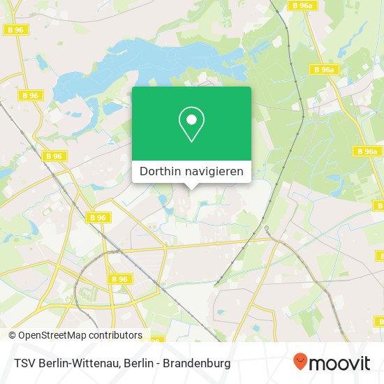 TSV Berlin-Wittenau, Senftenberger Ring 53 Karte