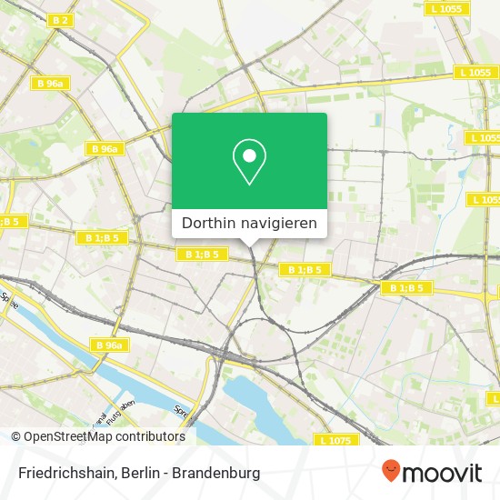 Friedrichshain, Friedrichshain, 10247 Berlin, Deutschland Karte