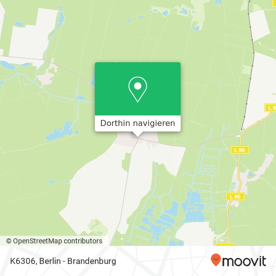 K6306, Tremmen, 14669 Ketzin / Havel Karte