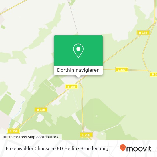 Freienwalder Chaussee 8D, Freienwalder Chaussee 8D, 16356 Werneuchen, Deutschland Karte