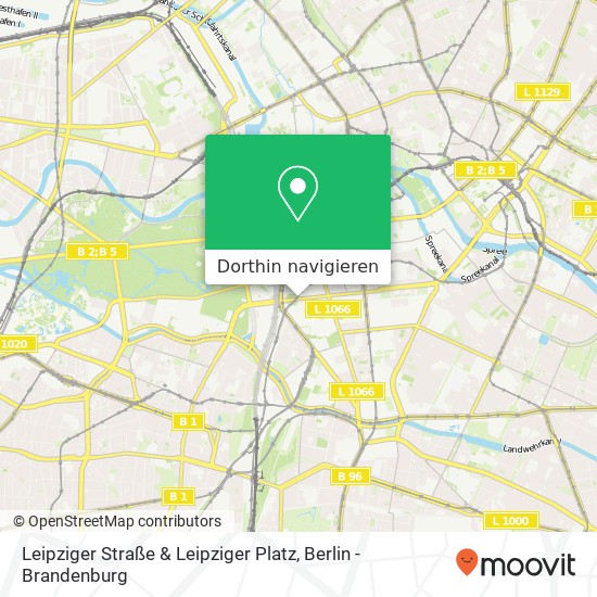 Leipziger Straße & Leipziger Platz, Leipziger Str. & Leipziger Pl., 10117 Berlin, Deutschland Karte