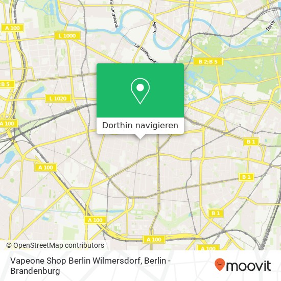 Vapeone Shop Berlin Wilmersdorf, Ludwigkirchstraße 5 Karte