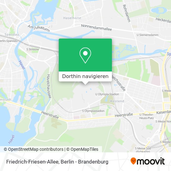 Friedrich-Friesen-Allee Karte