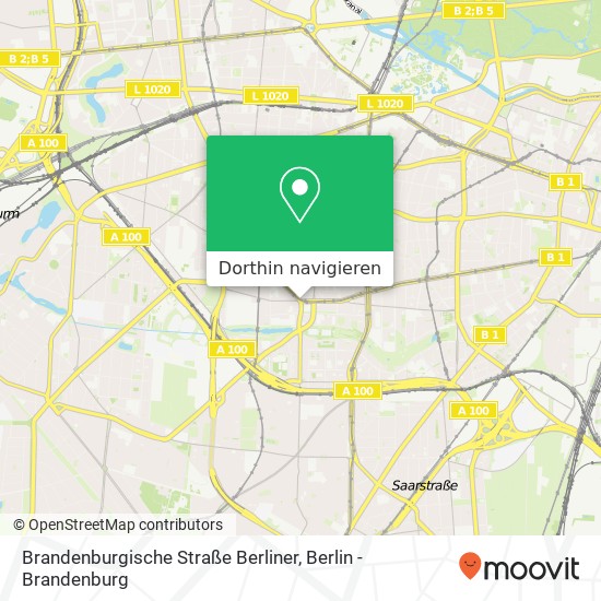 Brandenburgische Straße Berliner, Wilmersdorf, 10713 Berlin Karte