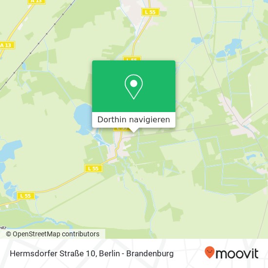 Hermsdorfer Straße 10, 01945 Hermsdorf Karte