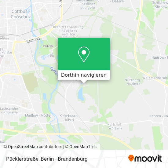 Pücklerstraße Karte