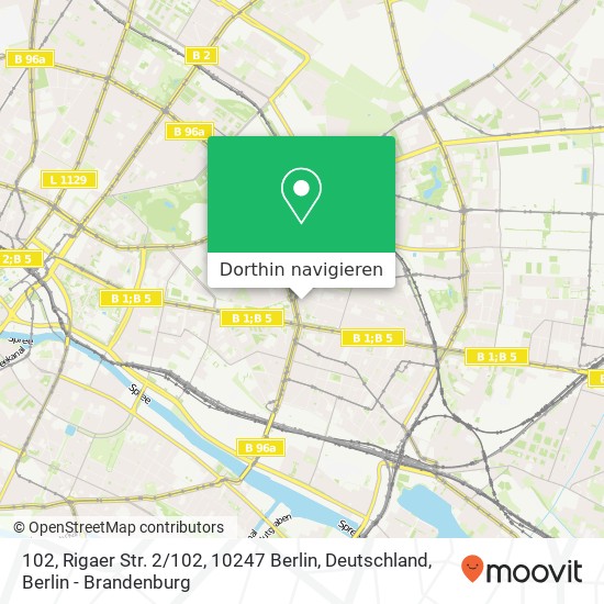 102, Rigaer Str. 2 / 102, 10247 Berlin, Deutschland Karte