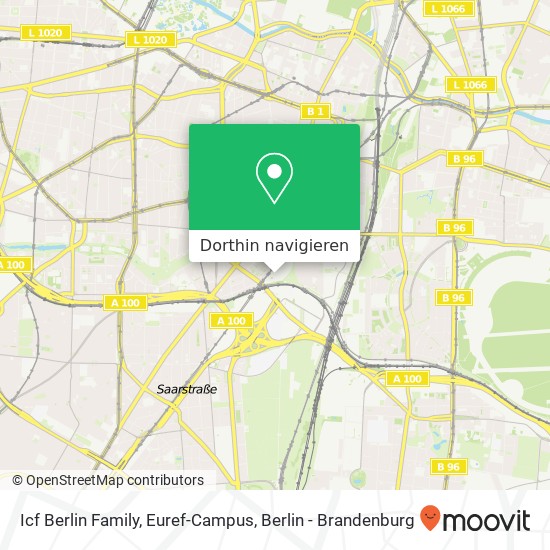 Icf Berlin Family, Euref-Campus Karte