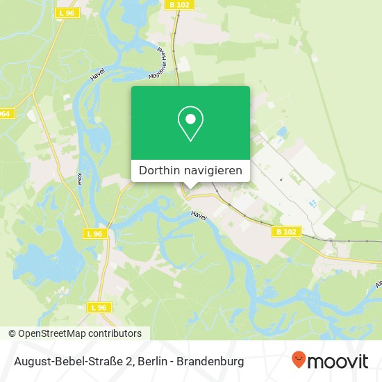 August-Bebel-Straße 2, 14727 Premnitz Karte