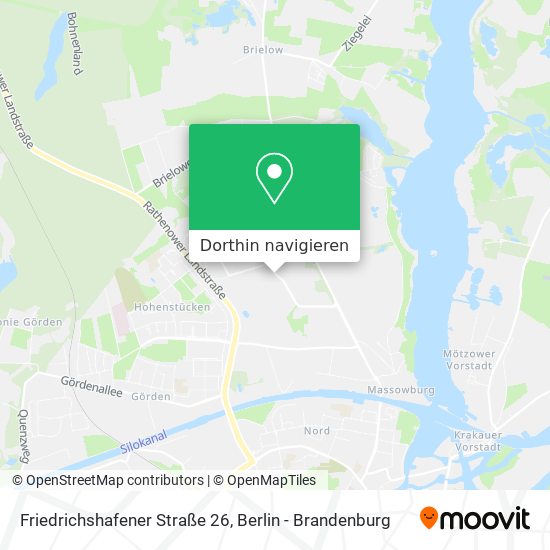 Friedrichshafener Straße 26 Karte