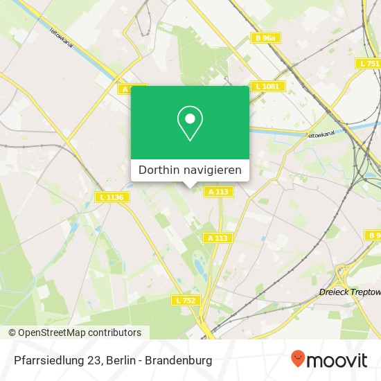 Pfarrsiedlung 23, Pfarrsiedlung 23, 12355 Berlin, Deutschland Karte
