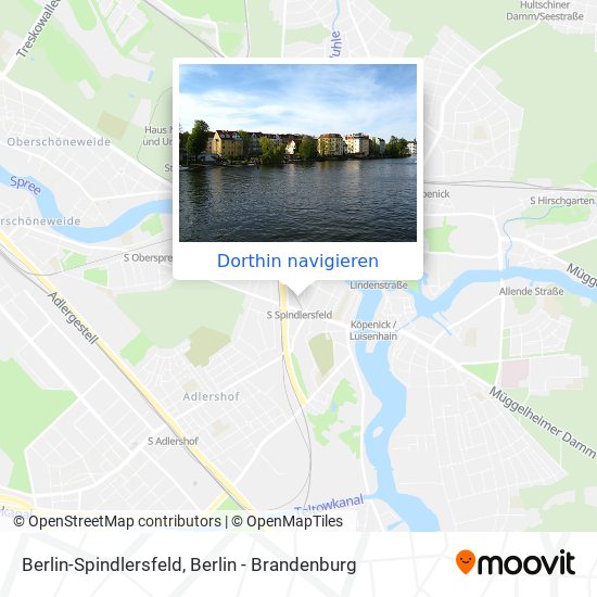 Berlin-Spindlersfeld Karte