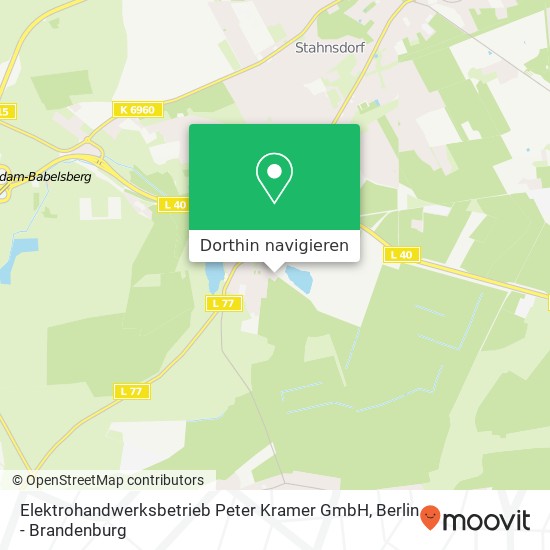 Elektrohandwerksbetrieb Peter Kramer GmbH, Sputendorfer Weg 19 Karte
