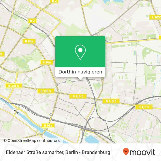 Eldenaer Straße samariter, Friedrichshain, 10247 Berlin Karte