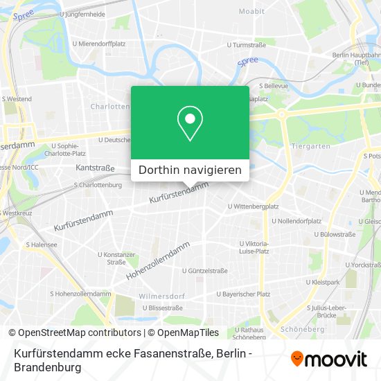 Kurfürstendamm ecke Fasanenstraße Karte