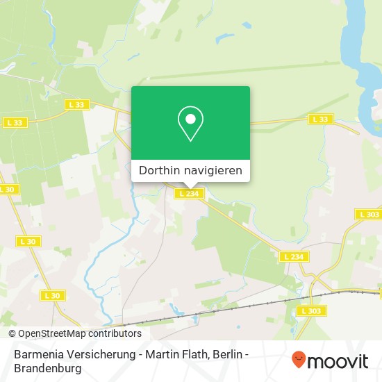 Barmenia Versicherung - Martin Flath, Eggersdorfer Straße Karte