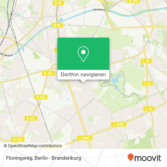 Floningweg, Floningweg, 12107 Berlin, Deutschland Karte