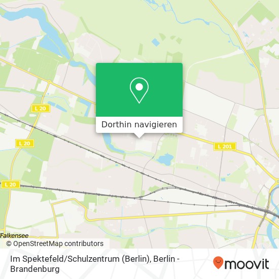 Im Spektefeld / Schulzentrum (Berlin), Im Spektefeld / Schulzentrum (Berlin), 13589 Berlin, Deutschland Karte