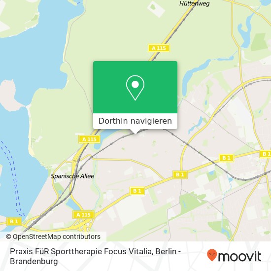 Praxis FüR Sporttherapie Focus Vitalia, Altvaterstraße 3 Karte