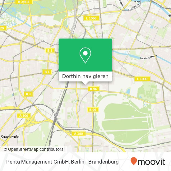 Penta Management GmbH, Eberhard-Roters-Platz 6 Karte