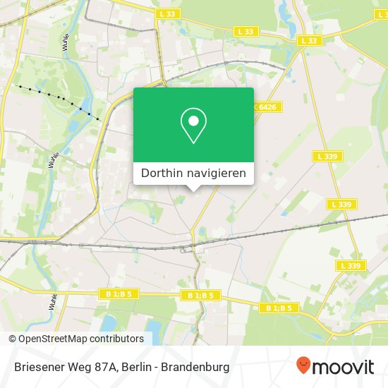 Briesener Weg 87A, Briesener Weg 87A, 12623 Berlin, Deutschland Karte