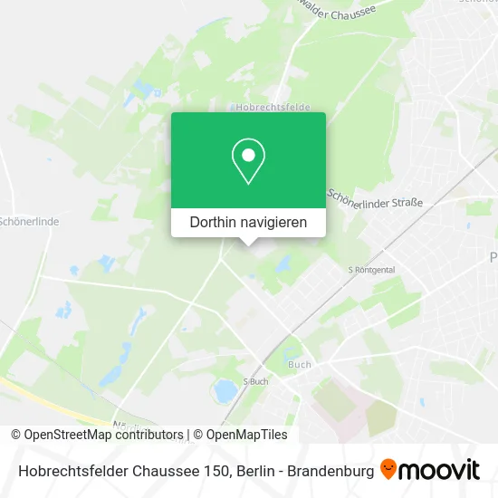 Hobrechtsfelder Chaussee 150 Karte