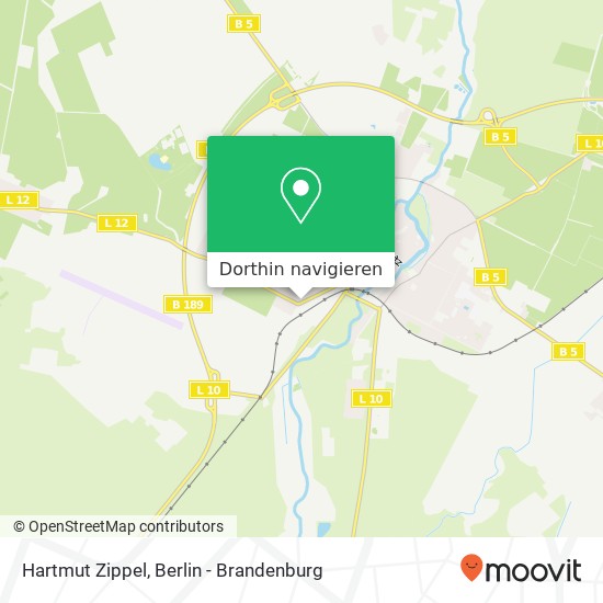 Hartmut Zippel, Lenzener Straße Karte