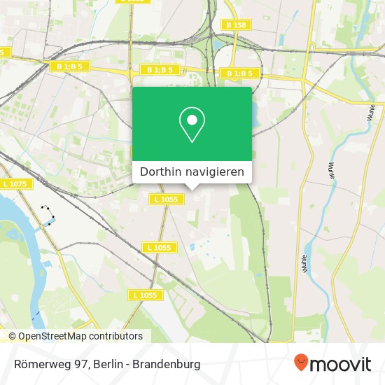 Römerweg 97, Karlshorst, 10318 Berlin Karte