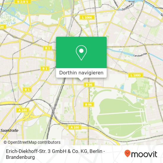 Erich-Diekhoff-Str. 3 GmbH & Co. KG, Eberhard-Roters-Platz 6 Karte
