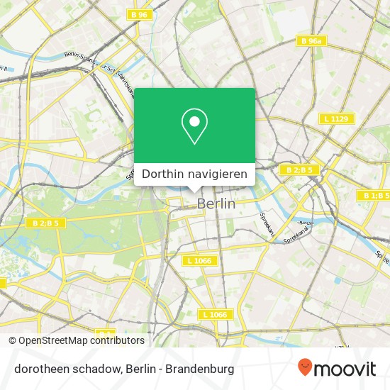 dorotheen schadow, Mitte, 10117 Berlin Karte