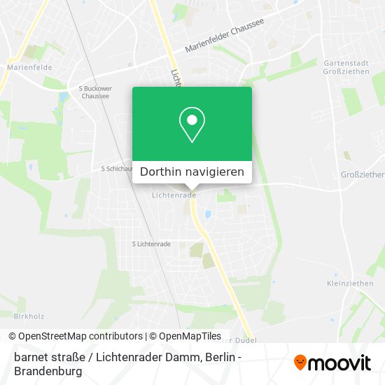 barnet straße / Lichtenrader Damm Karte