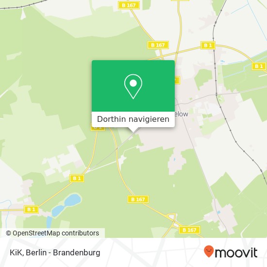 KiK, Diedersdorfer Straße 12 Karte