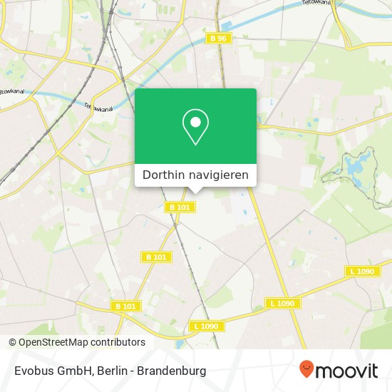 Evobus GmbH, Wilhelm-von-Siemens-Straße Karte