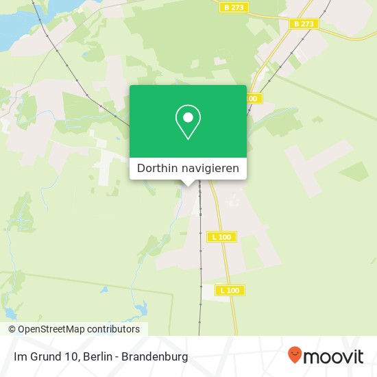 Im Grund 10, Basdorf, 16348 Wandlitz Karte