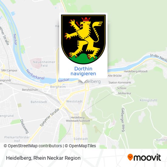 Wie komme ich zu Heidelberg in Heidelberg Städte mit dem Bus, der