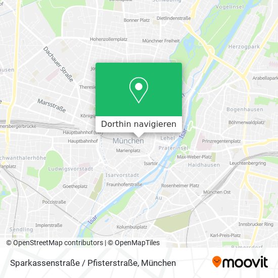 Sparkassenstraße / Pfisterstraße Karte