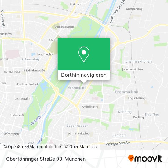 Oberföhringer Straße 98 Karte
