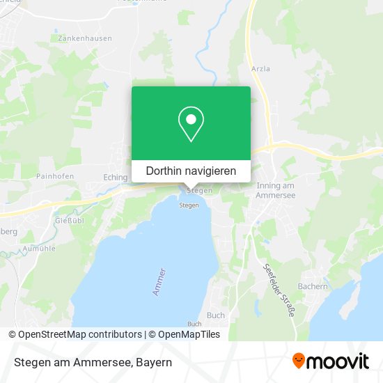 Stegen am Ammersee Karte