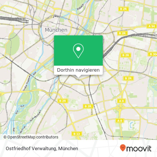 Ostfriedhof Verwaltung Karte