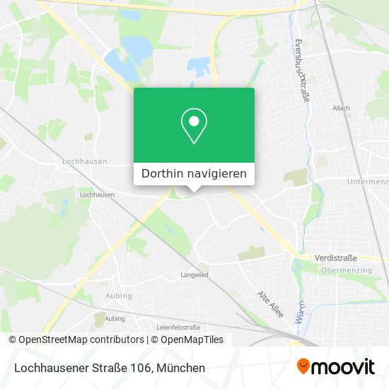 Lochhausener Straße 106 Karte