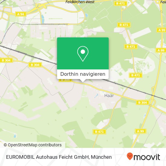 EUROMOBIL Autohaus Feicht GmbH Karte